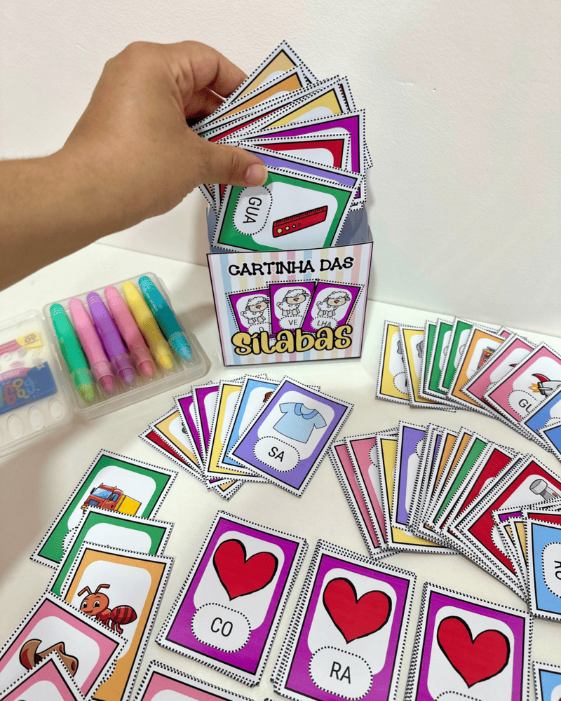 Cartinhas das Palavras – Sílabas Complexas | Leitura e Formação de Palavras