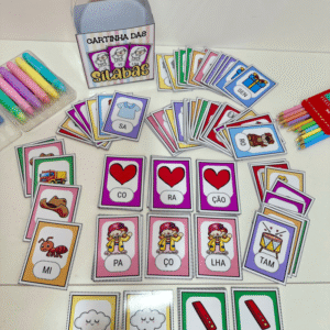 Cartinhas das Palavras – Sílabas Complexas | Leitura e Formação de Palavras