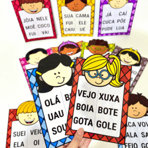 Fichas Amigos da Leitura – Sílabas Simples | Leitura de Palavras na Alfabetização