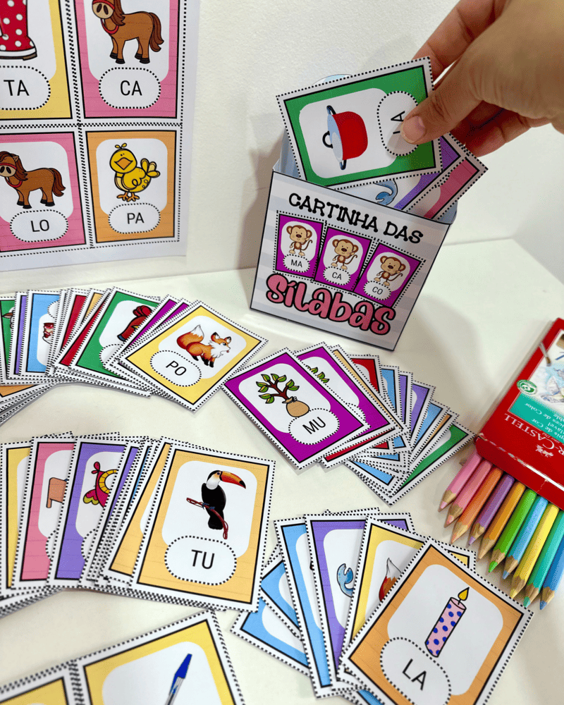 Cartinhas das Palavras – Sílabas Simples | Leitura e Formação de Palavras