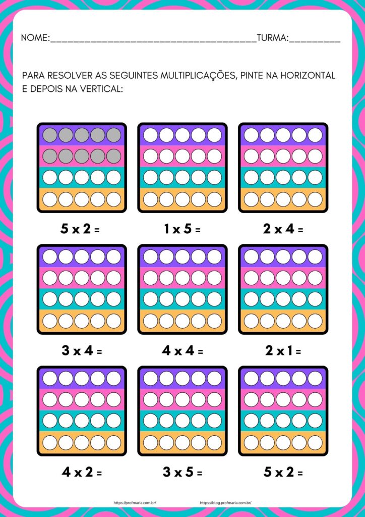 Atividades de Multiplicação 3º ano: propostas completas para ensinar, fixar e avançar 4 Atividades de Multiplicacao Prof Maria