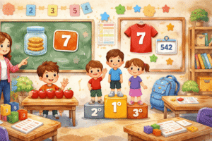 Plano de Aula: Habilidade EF01MA01 – Números Naturais 1º Ano: Quantidade, Ordem e Identificação 