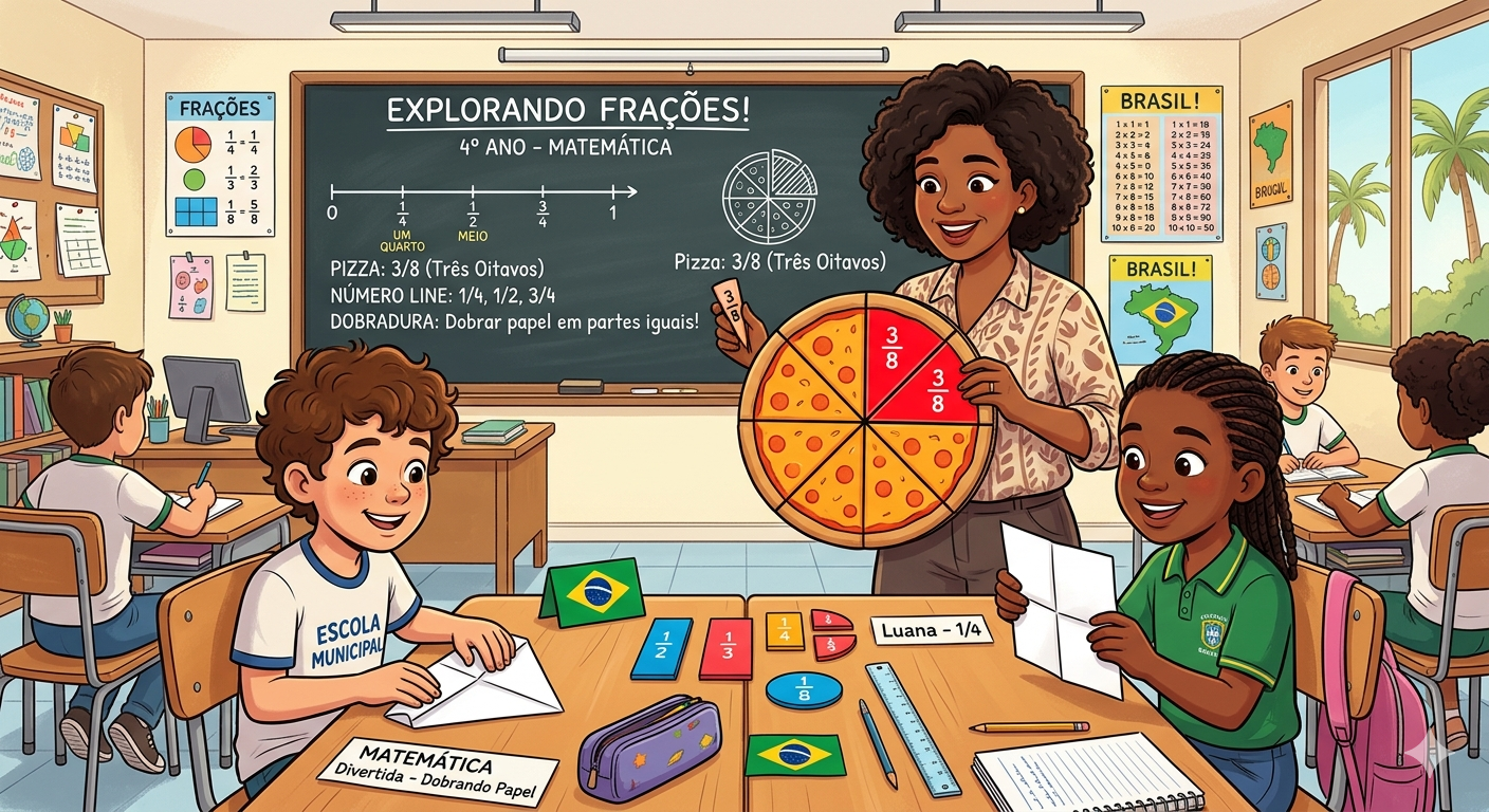Atividades de Fração para o 4º Ano com Gabarito: Lista Completa para Imprimir