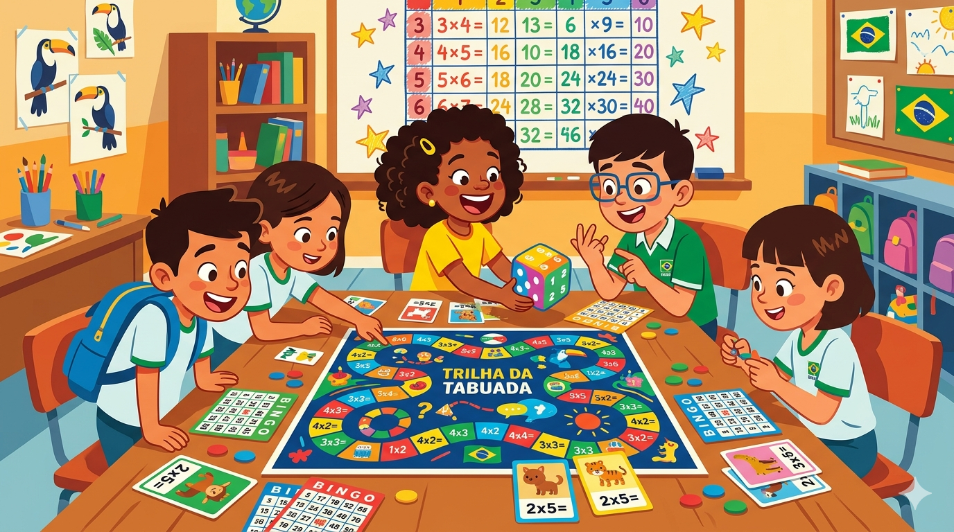 Tabuada para o 3º Ano: Atividades Lúdicas e Jogos para Aprender Multiplicação